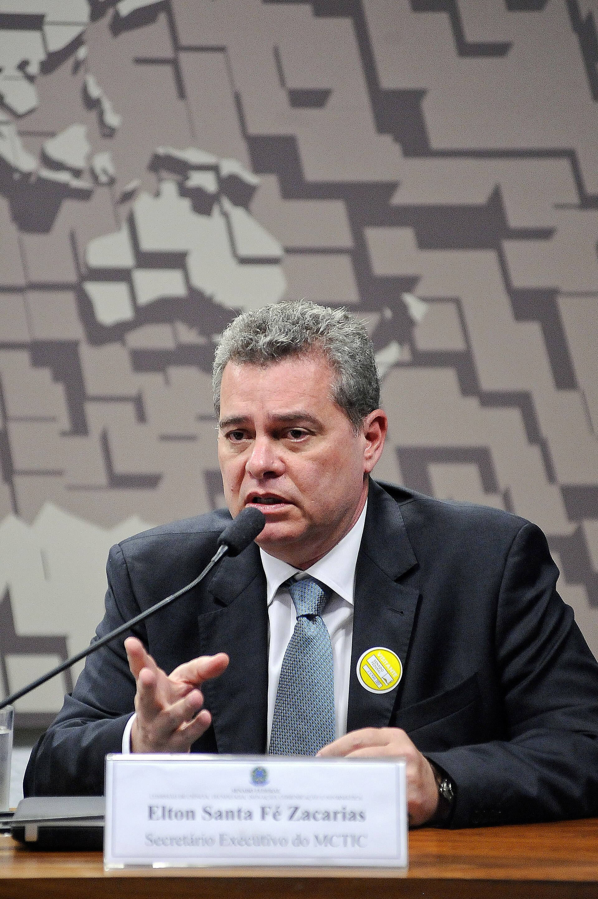 Imagem de referência de Elton Santa Fé Zacarias, descrito nos dados abertos como político brasileiro, ex-ministro das cidades