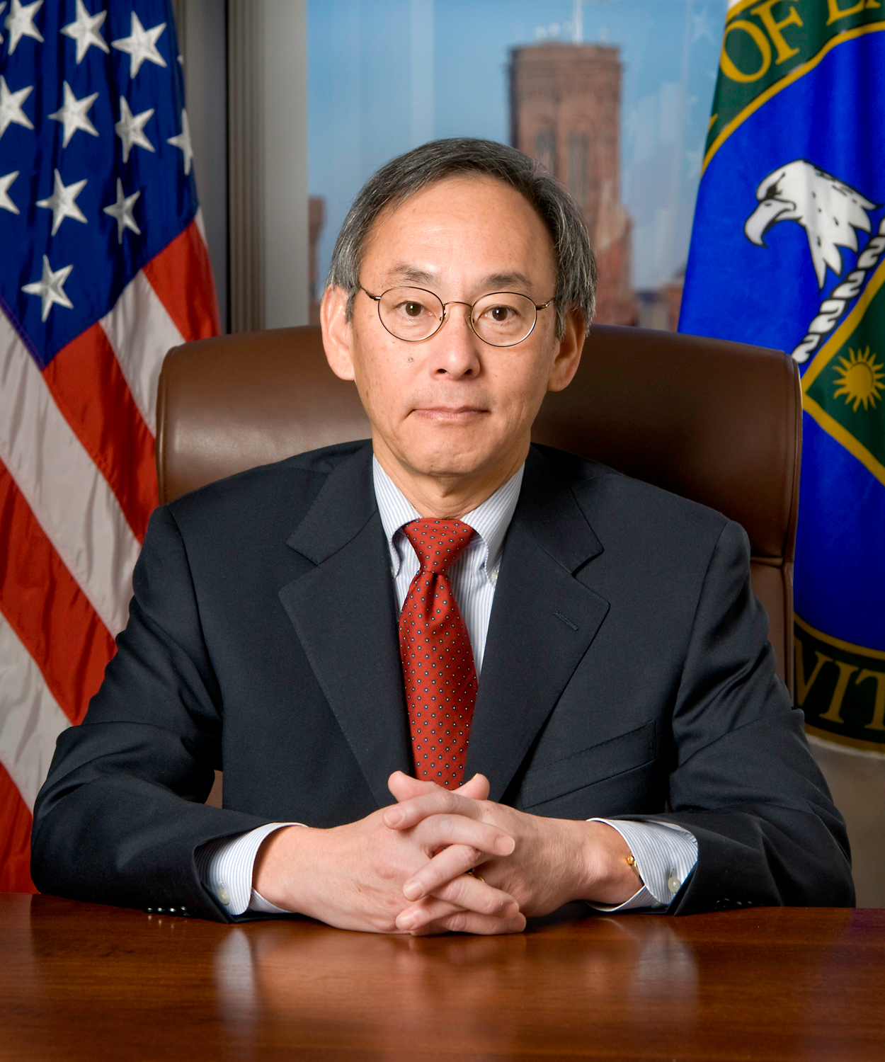 Imagem de referência relacionada a Steven Chu, item descrito como físico de Estados Unidos