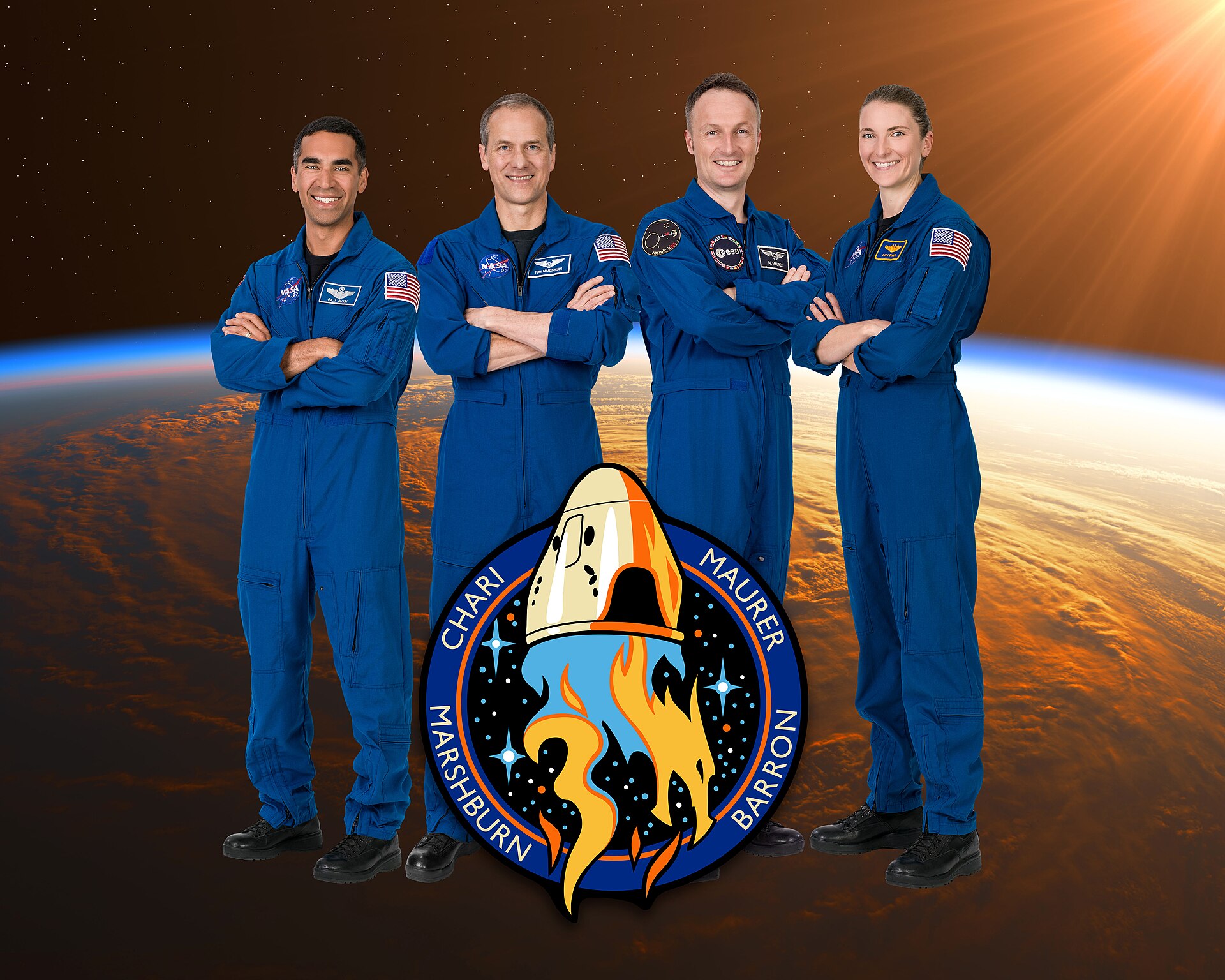 Imagem de referência de SpaceX Crew-3, descrito nos dados abertos como terceiro voo operacional do Crew Dragon