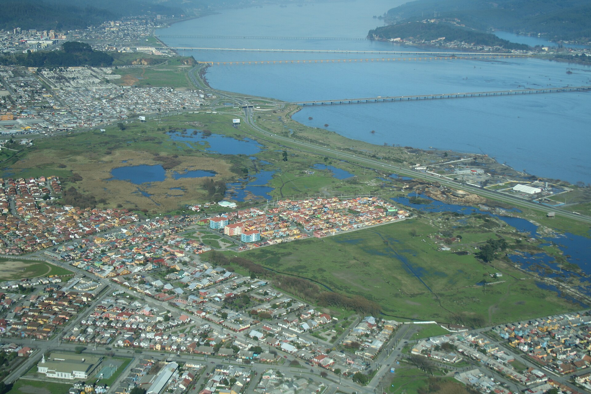 Imagem de referência relacionada a Hualpén, item descrito como comuna e cidade do Chile