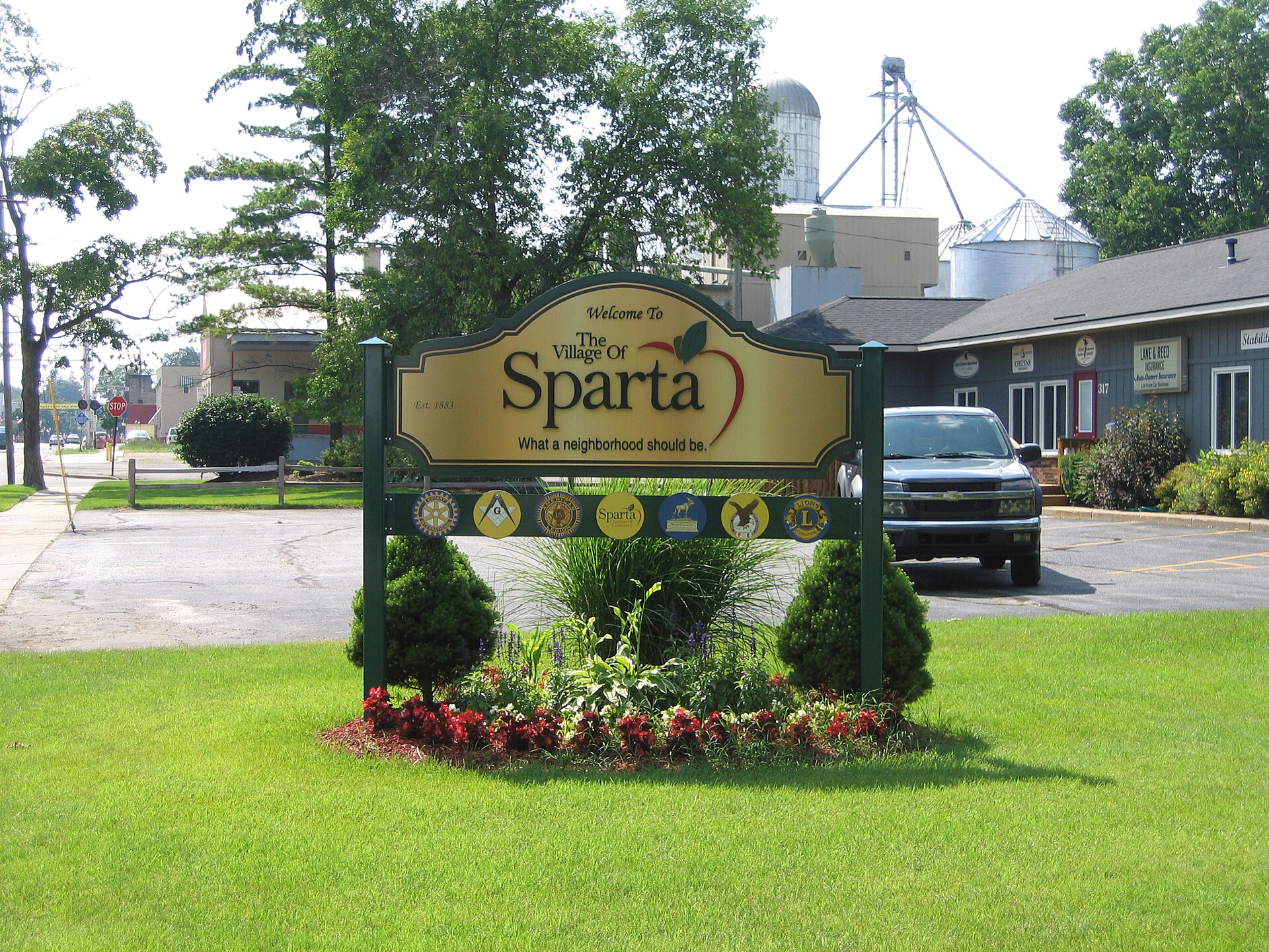 Imagem de referência de Sparta, descrito nos dados abertos como uma vila norte-americana