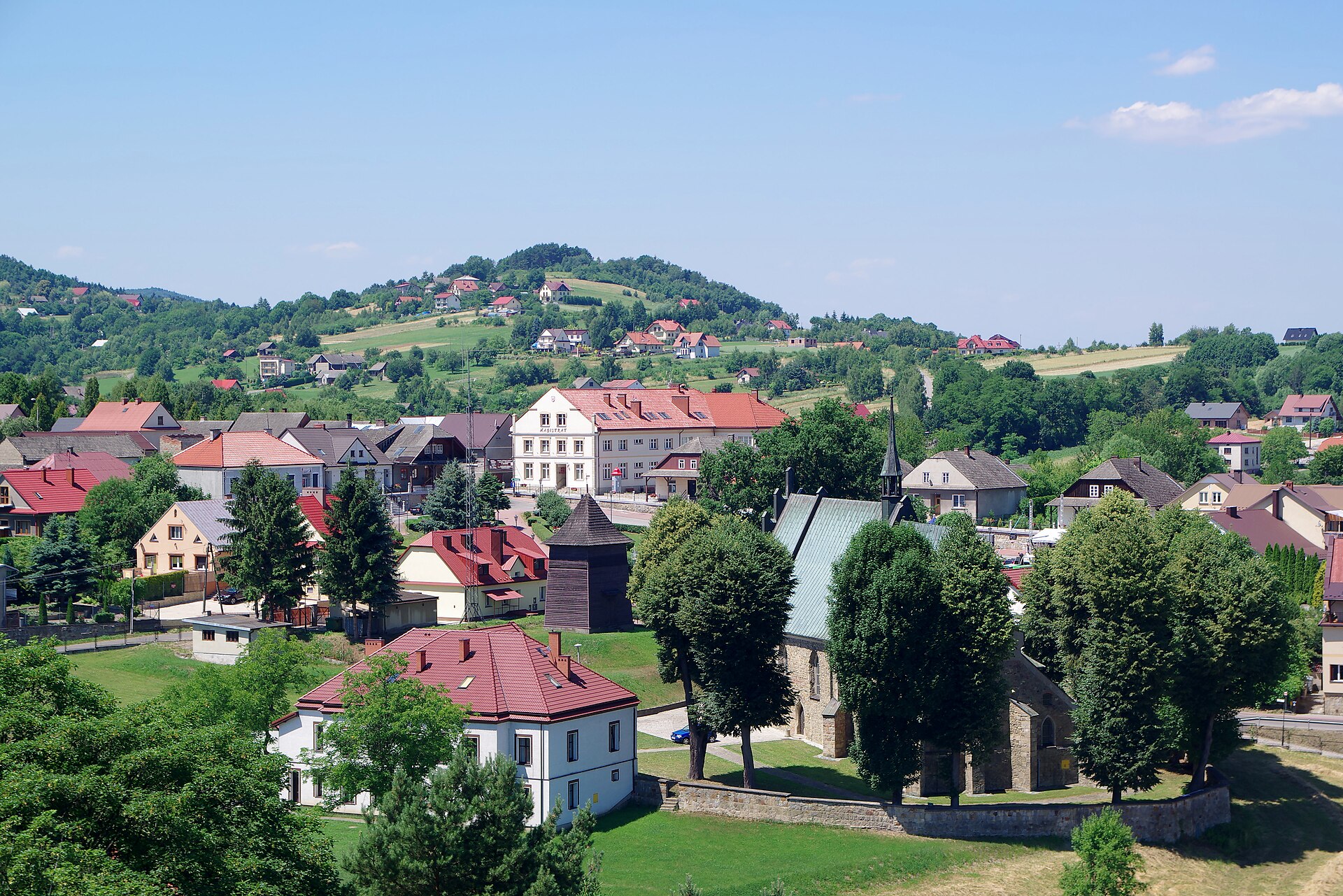 Imagem de referência de Czchów, descrito nos dados abertos como cidade na atual Polônia