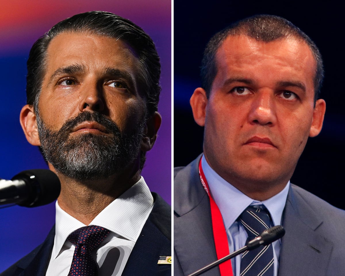Um oligarca russo próximo de Putin pagou parte do luxuoso casamento de Donald Trump Jr., segundo relatos.