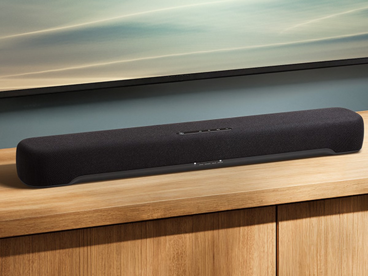 Yamaha atualiza sua menor soundbar com suporte ao Dolby Atmos