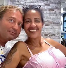 Adilma Pereira ao lado do então marido Foto: Reprodução/Italianismos