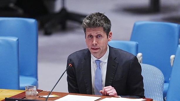 OpenAI CEO Sam Altman attends the United Nations Security Council