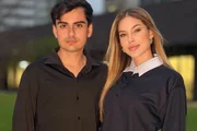 Dudu Camargo e Saory.