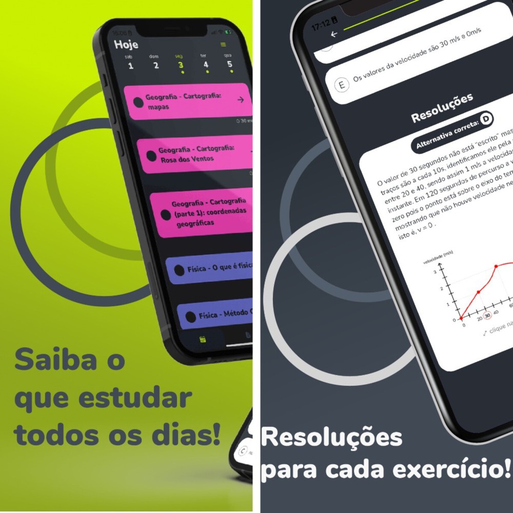 O Lampejo cria um cronograma diário de estudos com listas de afazares — Foto: Reprodução/Google Play Store
