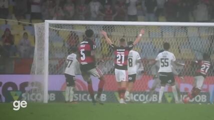 Veja as reações do time do Flamengo ao gol de Bruno Henrique contra o Corinthians