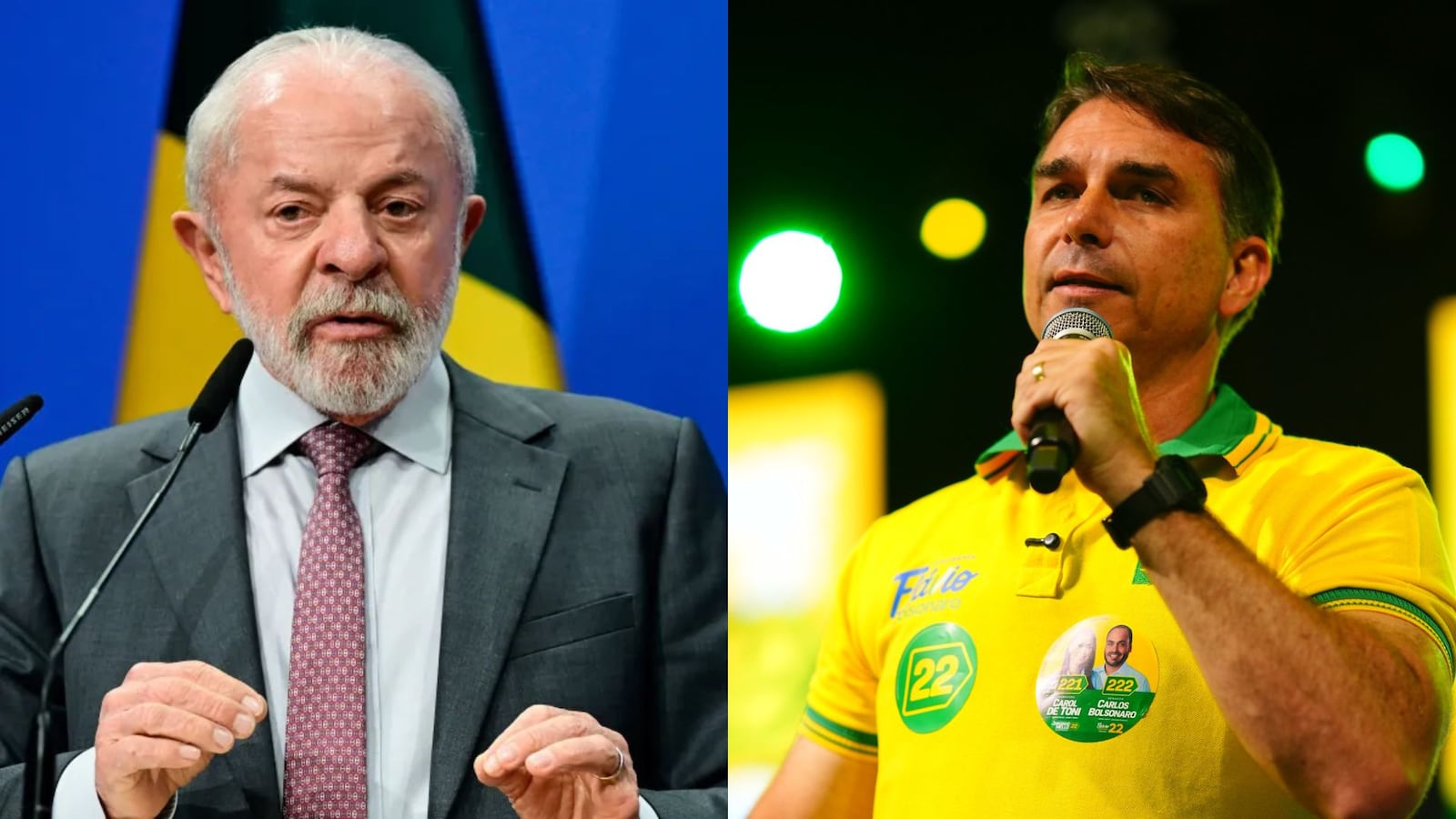 Candidatos planejam encerrar suas campanhas em SP e no Rio, onde votarão no dia da eleição Montagem: Fabian Bimmer/Reuters; Charles Vieira/Campanha Flávio Bolsonaro