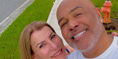 Rick e a esposa, Geralda Helena, no condom&iacute;nio onde tinham casa em Orlando, nos EUA Foto: Reprodu&ccedil;&atilde;o/Instagram