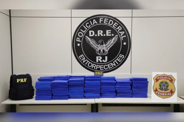 Sem CNH, trio é preso pela PF com carro recheado de maconha para facções
