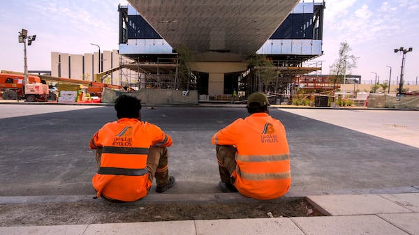 A estação do Etihad Rail em Dubai está quase pronta para a inauguração em 30 de setembro