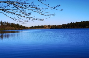 Imagem relacionada à notícia: O secretário do ambiente visita o reservatório de Havant Thicket enquanto o governo fortalece a resiliência