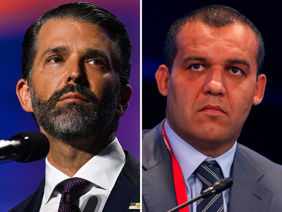 Um oligarca russo próximo de Putin pagou parte do luxuoso casamento de Donald Trump Jr., segundo relatos.