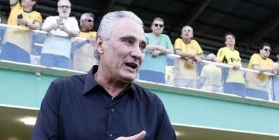 Tite em seu primeiro jogo pelo Botafogo &ndash; Foto: Vitor Silva/Botafogo / Jogada10