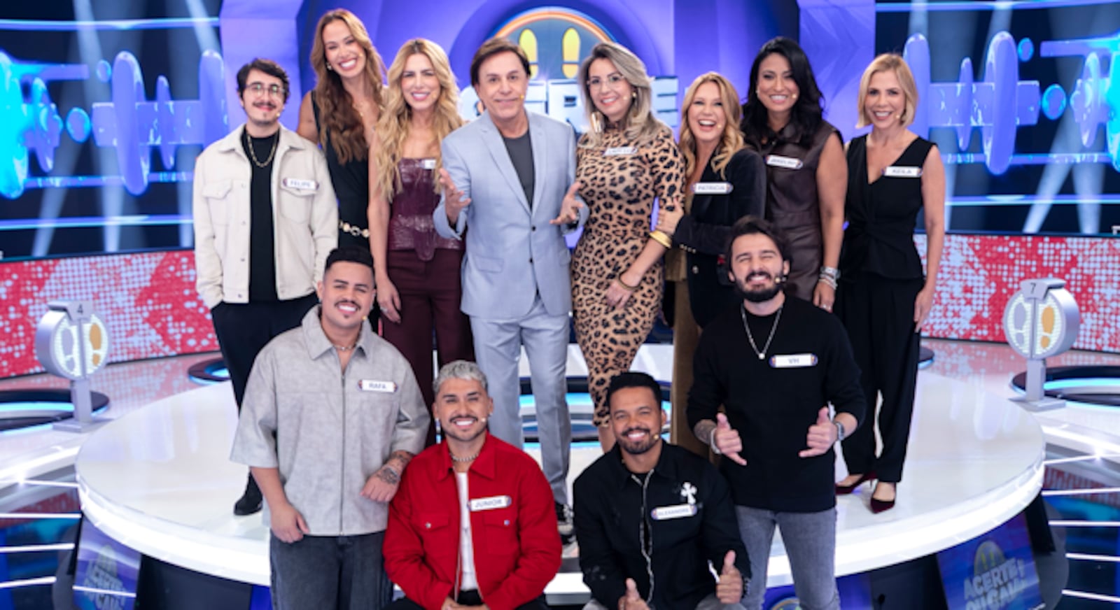 Tom Cavalcante escala time de estrelas para o Acerte ou Caia! deste domingo (20) Antonio Chahestian/RECORD