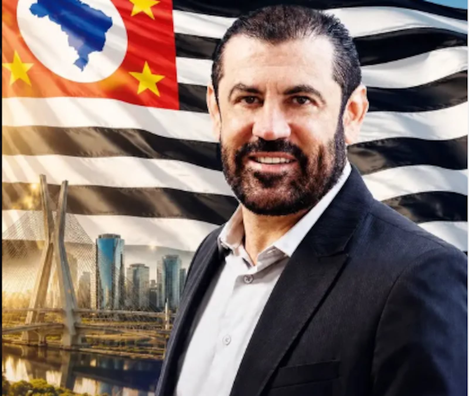 O ex-futebolista e atacante brasileiro Alexandre Finazzi Reprodução/Instagram/@finazzi9