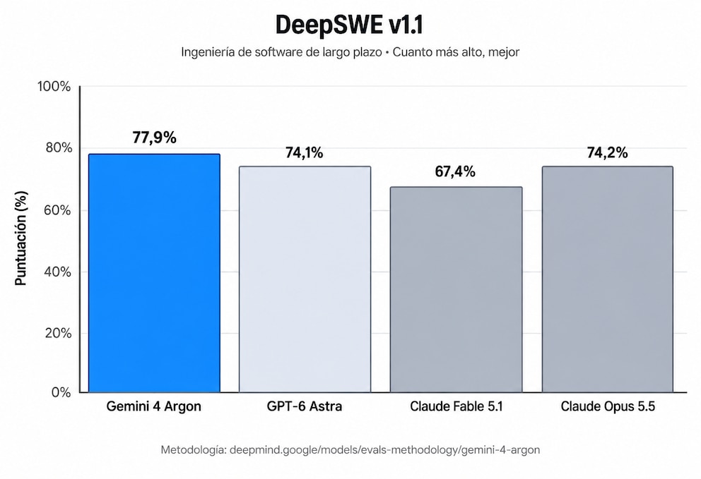 Gemini 4 Argon, a nova IA do Google: por que os primeiros a usá-la son expertos en ciberseguridad