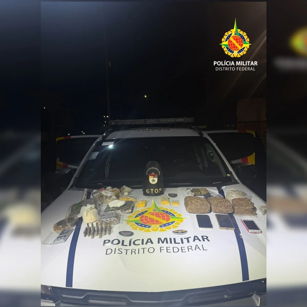 Mulher que portava 6 kg de drogas é presa após ameaçar matar filhas no DF