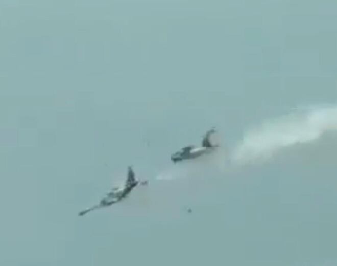 Vídeo registra colisão que matou quatro pilotos da Força Aérea Filipina durante voo de treinamento