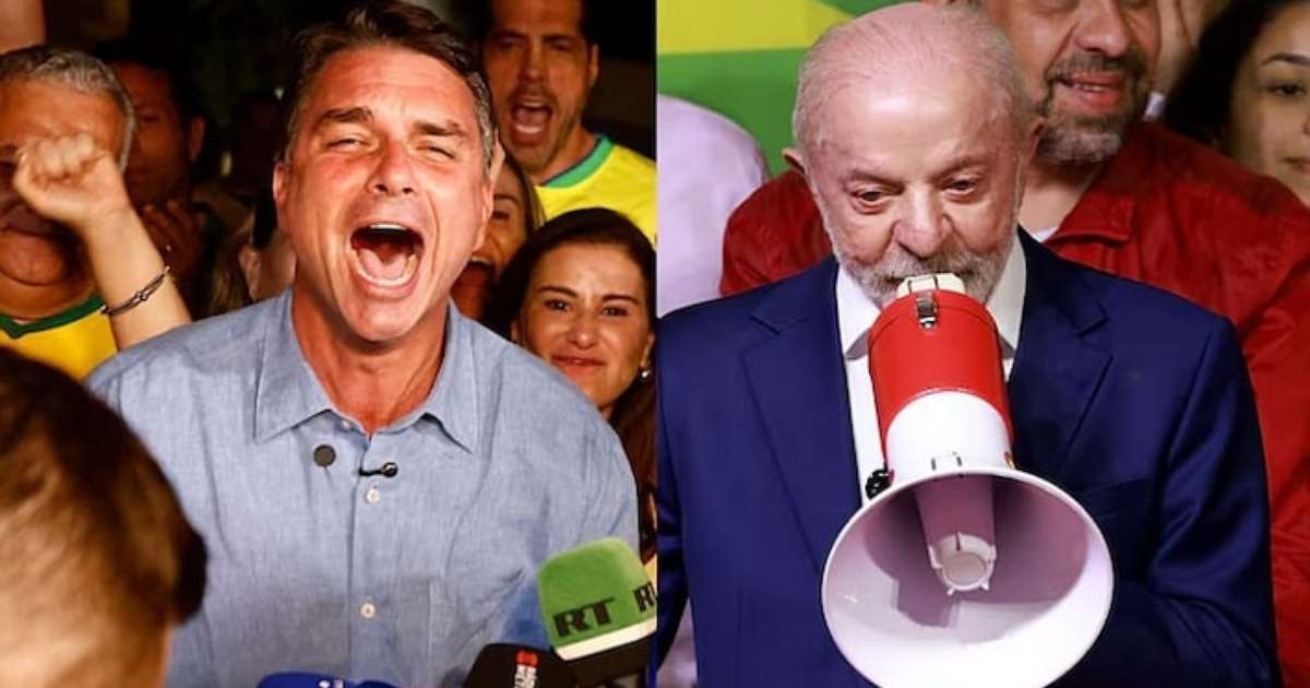 Flávio declara mais que o triplo de Lula em gastos com impulsionamento digital