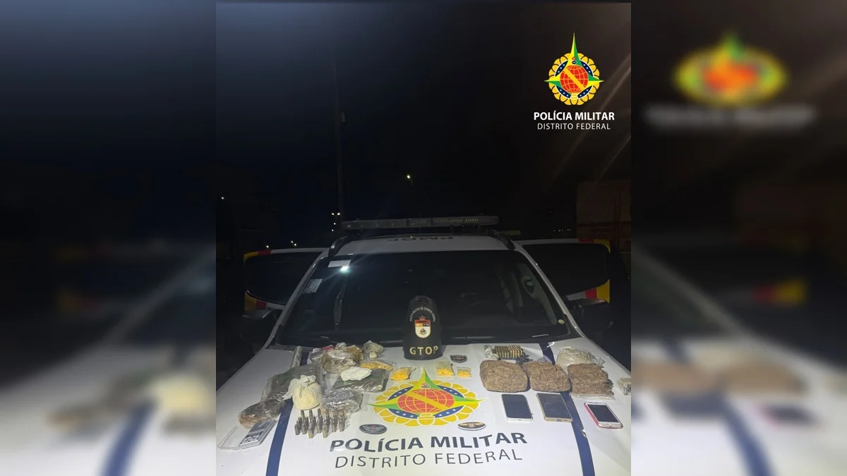Mulher que portava 6 kg de drogas é presa após ameaçar matar filhas no DF