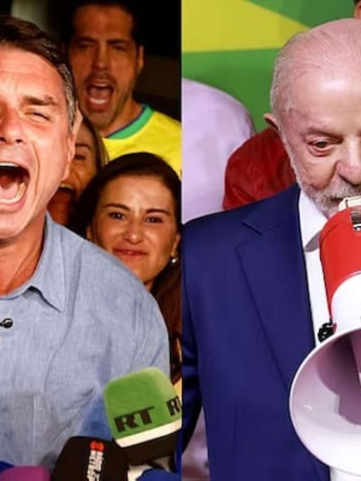 Flávio declara mais que o triplo de Lula em gastos com impulsionamento digital