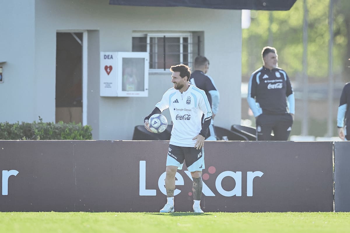 A mensagem de Lionel Messi após seu último treino com a seleção: "Vou a sentir saudades"