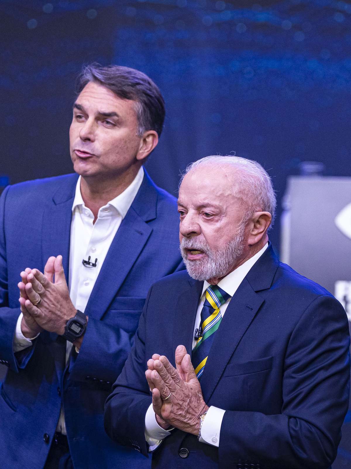 'Miliciano', 'malandro' e 'corrupto': veja as frases marcantes do debate da Band entre Lula e Flávio Bolsonaro