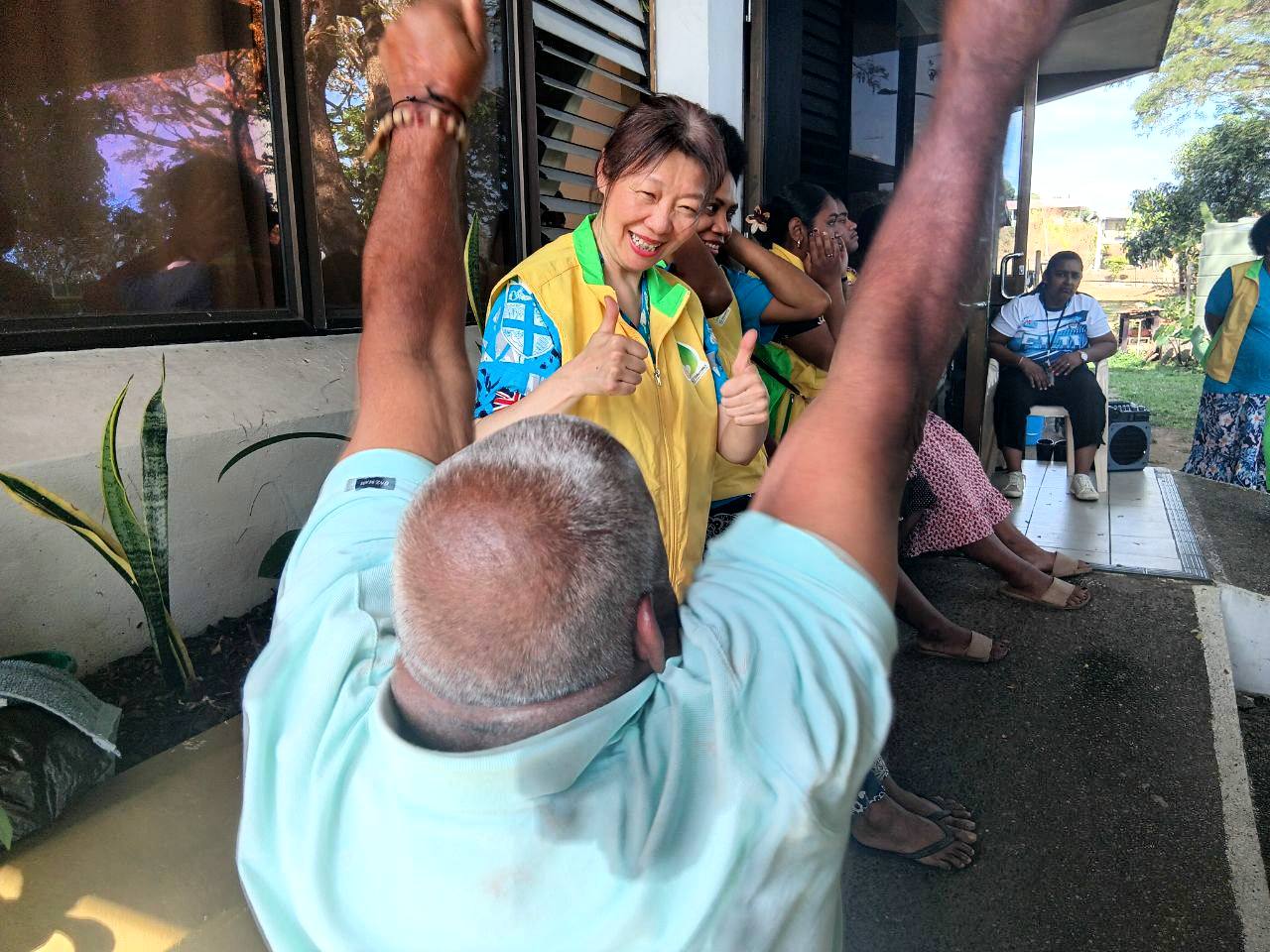 Voluntários da Shincheonji trazem alegria e companheirismo aos idosos residentes no Golden Age Home de Lautoka