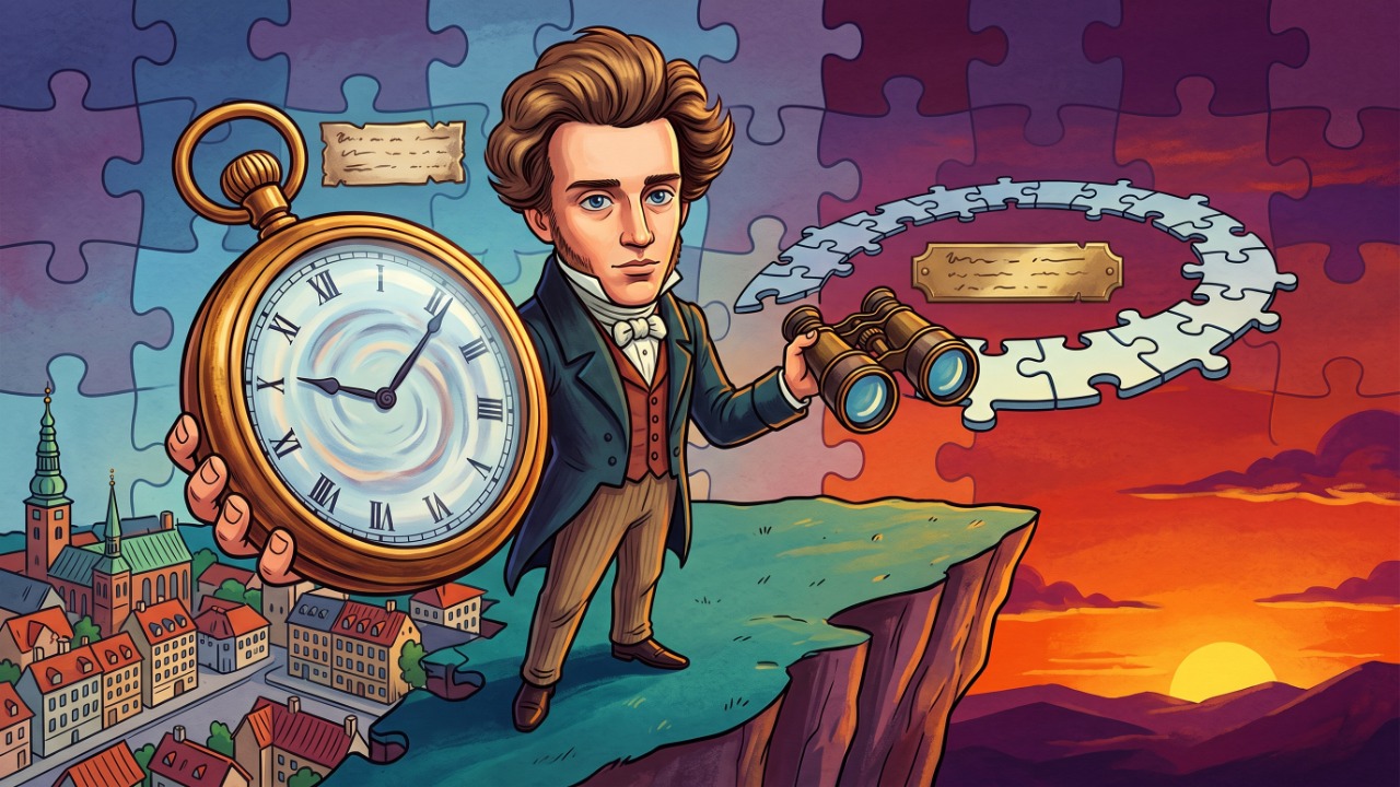 Kierkegaard e a frase sobre entender a vida olhando para trás: por que só percebemos certas respostas quando já é tarde