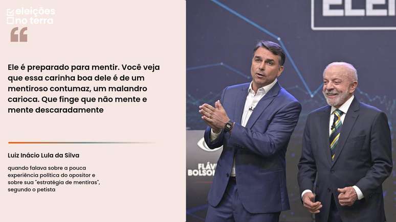 'Miliciano', 'malandro' e 'corrupto': veja as frases marcantes do debate da Band entre Lula e Flávio Bolsonaro