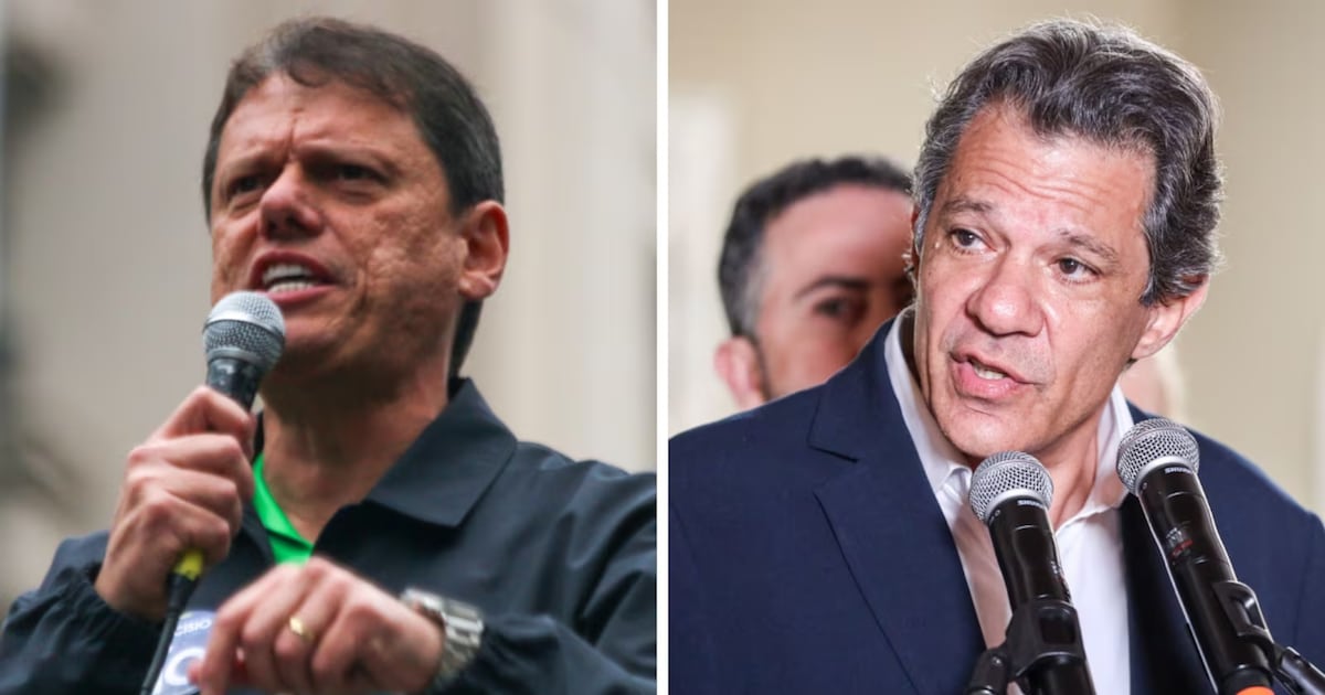 Quaest: em São Paulo, Tarcísio lidera com 60% dos votos válidos no 1º turno; Haddad tem 36%