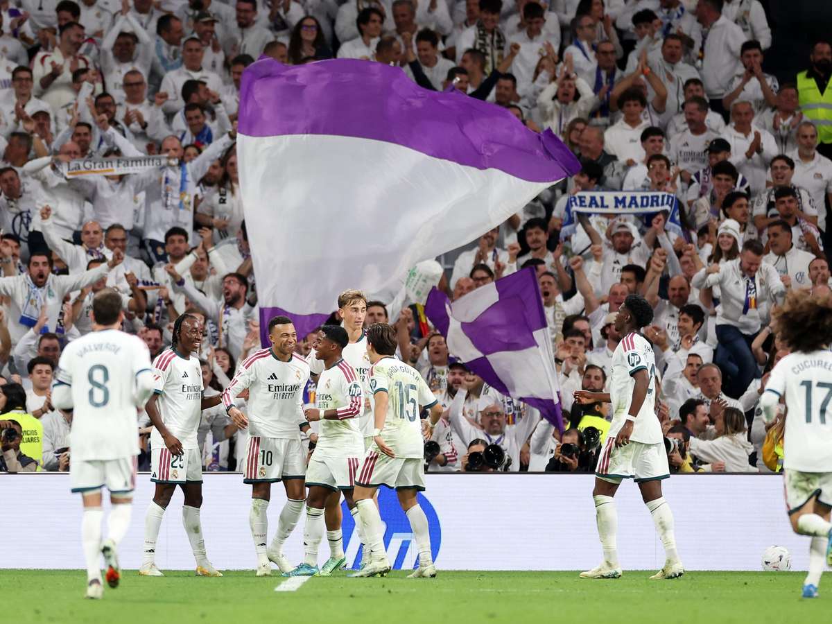 Real Madrid goleia Sevilla com dois gols de Mbappé pelo Campeonato Espanhol