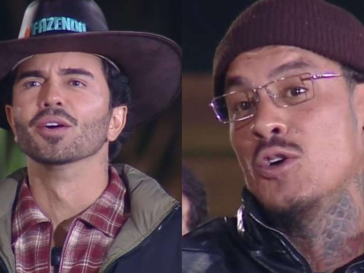 'A Fazenda 18': Alfredo e Murilo trocam acusações de racismo: 'Falou que ia chicotear