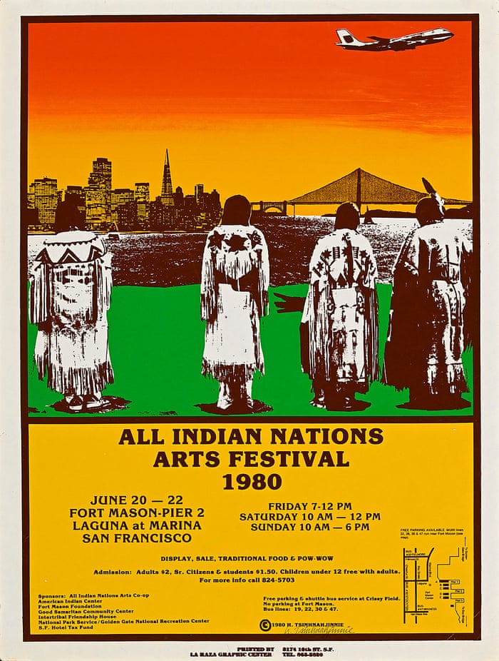 'Façam nossas vozes serem ouvidas': a esplendor da arte de pôster nativo-americana e indígena – em imagens