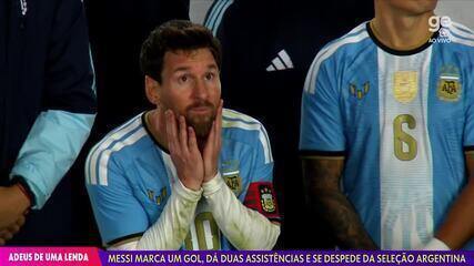Veja a homenagem da AFA a Messi após o fim da partida de despedida
