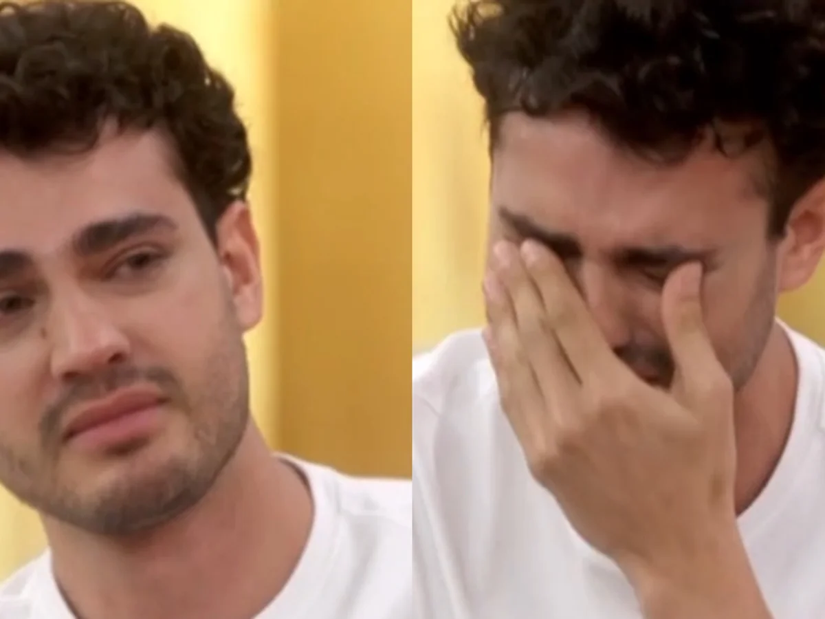 Ator de Quem Ama Cuida tem crise de choro ao vivo na Globo. Veja vídeo