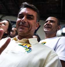 Flávio Bolsonaro celebrou vantagem contra Lula Foto: ANSA / Ansa - Brasil