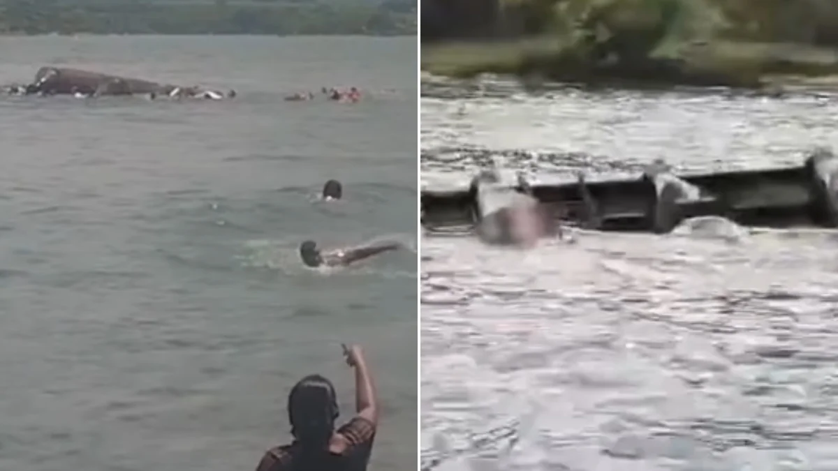 Embarcação com 20 pessoas naufraga em MG e todos se salvam