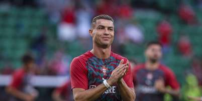 Cristiano Ronaldo durante o aquecimento de Portugal x Pa&iacute;s de Gales, pela Liga das Na&ccedil;&otilde;es da UEFA - Foto: Carlos Rodrigues/Getty Images / Esporte News Mundo