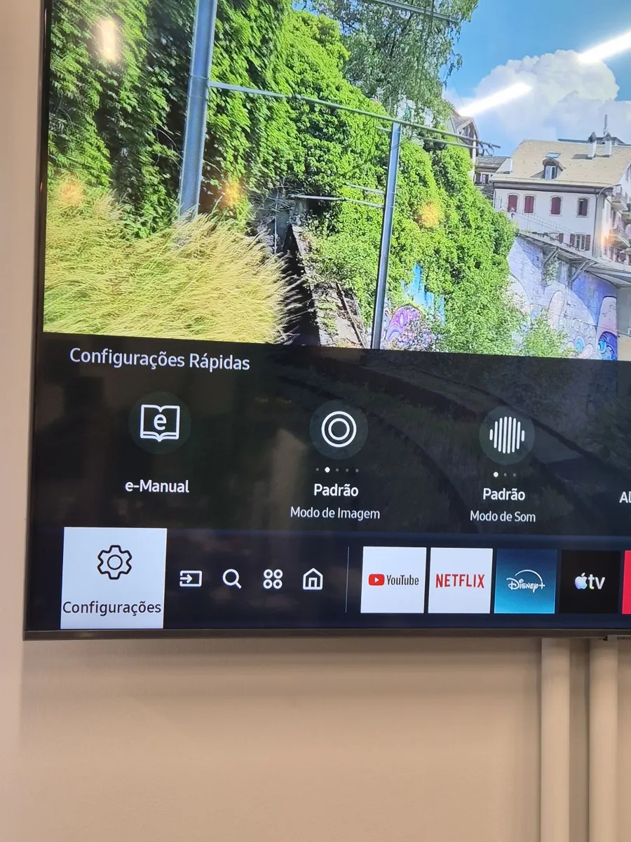 Configurações TV Samsung