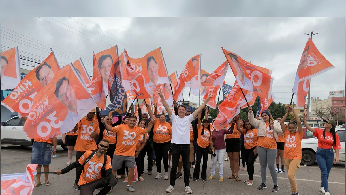 Último dia de campanha: Kiko Caputo promete hospital e nova via no Guará
