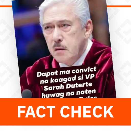 FACT CHECK: Sotto did not call for VP Sara’s ‘immediate’ conviction without due process