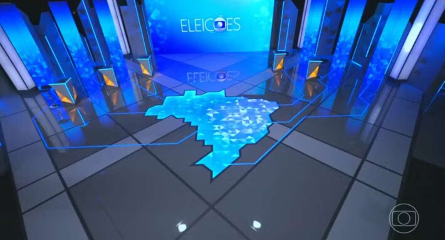 Cen&aacute;rio do debate da TV Globo entre os candidatos &agrave; Presid&ecirc;ncia da Rep&uacute;blica
