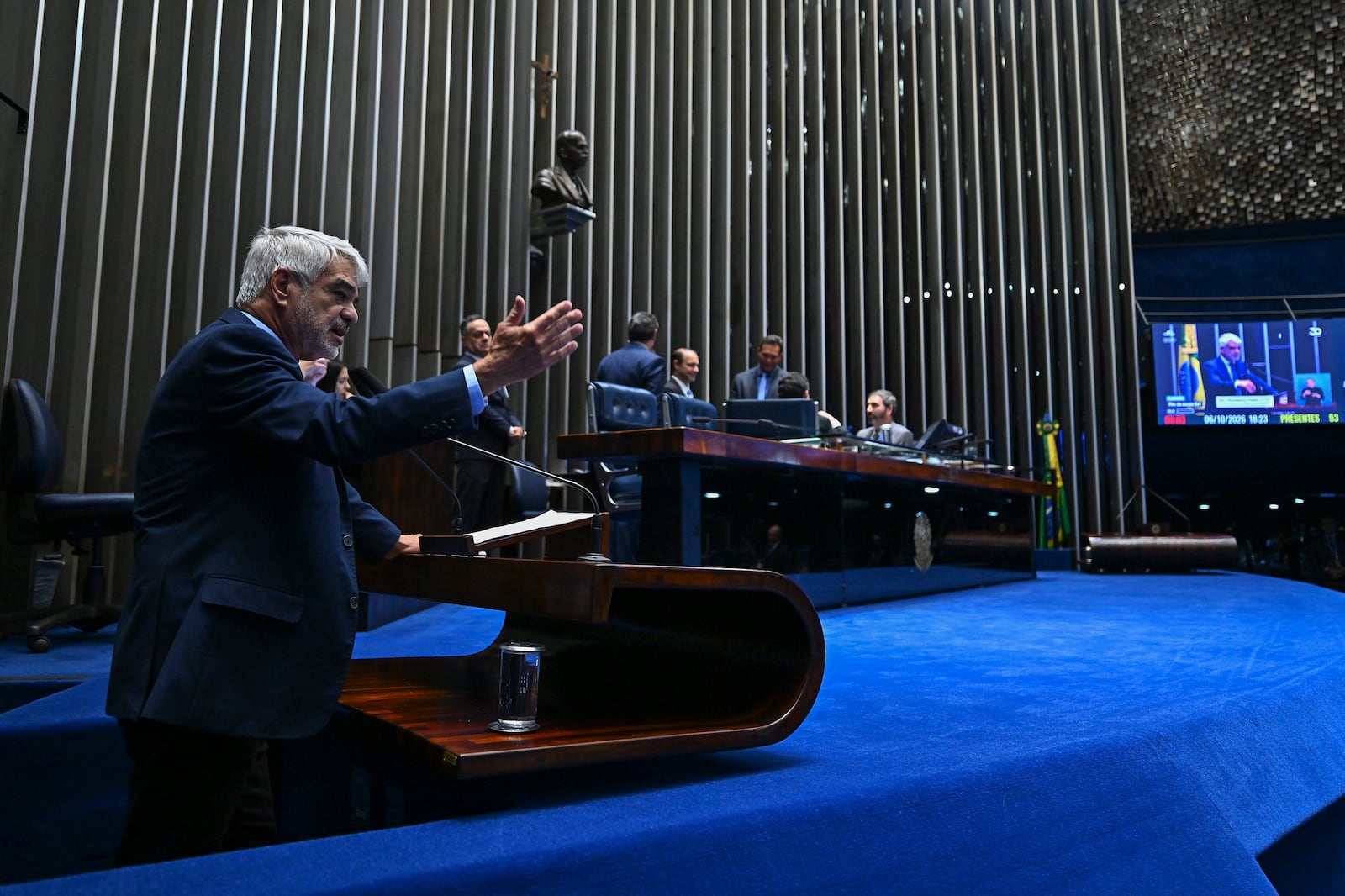 Apenas os defensores da PEC que acaba com a escala 6x1 se manifestaram na tribuna Ton Molina/Agência Senado - 06.10.2026