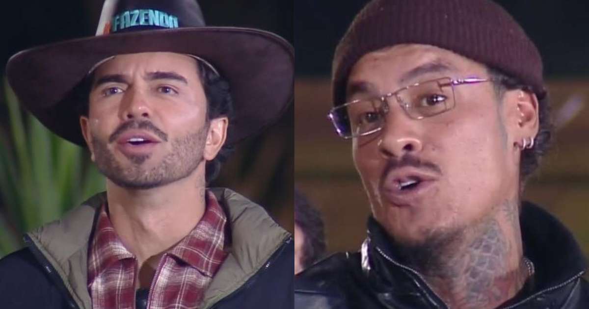 'A Fazenda 18': Alfredo e Murilo trocam acusações de racismo: 'Falou que ia chicotear