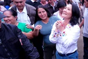 Keiko Fujimori, candidata à presidência pelo partido Fuerza Popular