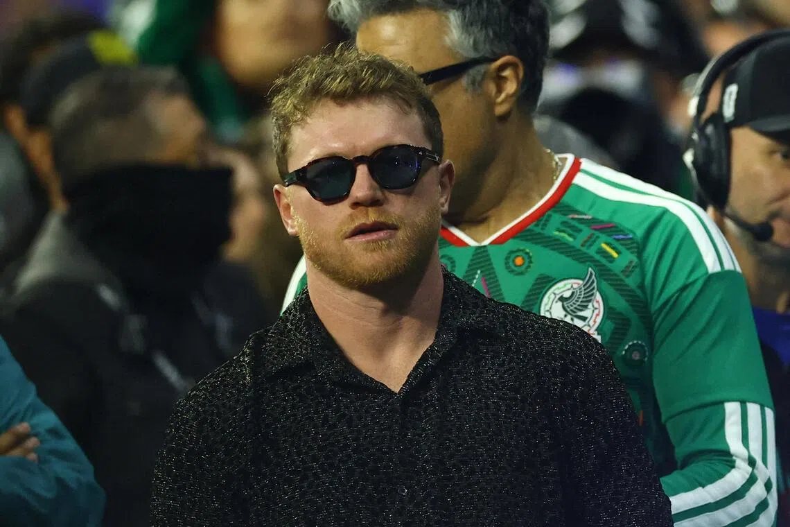 Mexican boxer Saul “Canelo” Alvarez (pictured) will face WBC super middleweight champion Christian M’billi in Saudi Arabia on Oct 31.